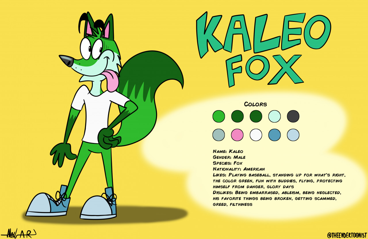 Kaleo Fox (Reference Sheet Included) by xThatGreenEndermanx -- Fur