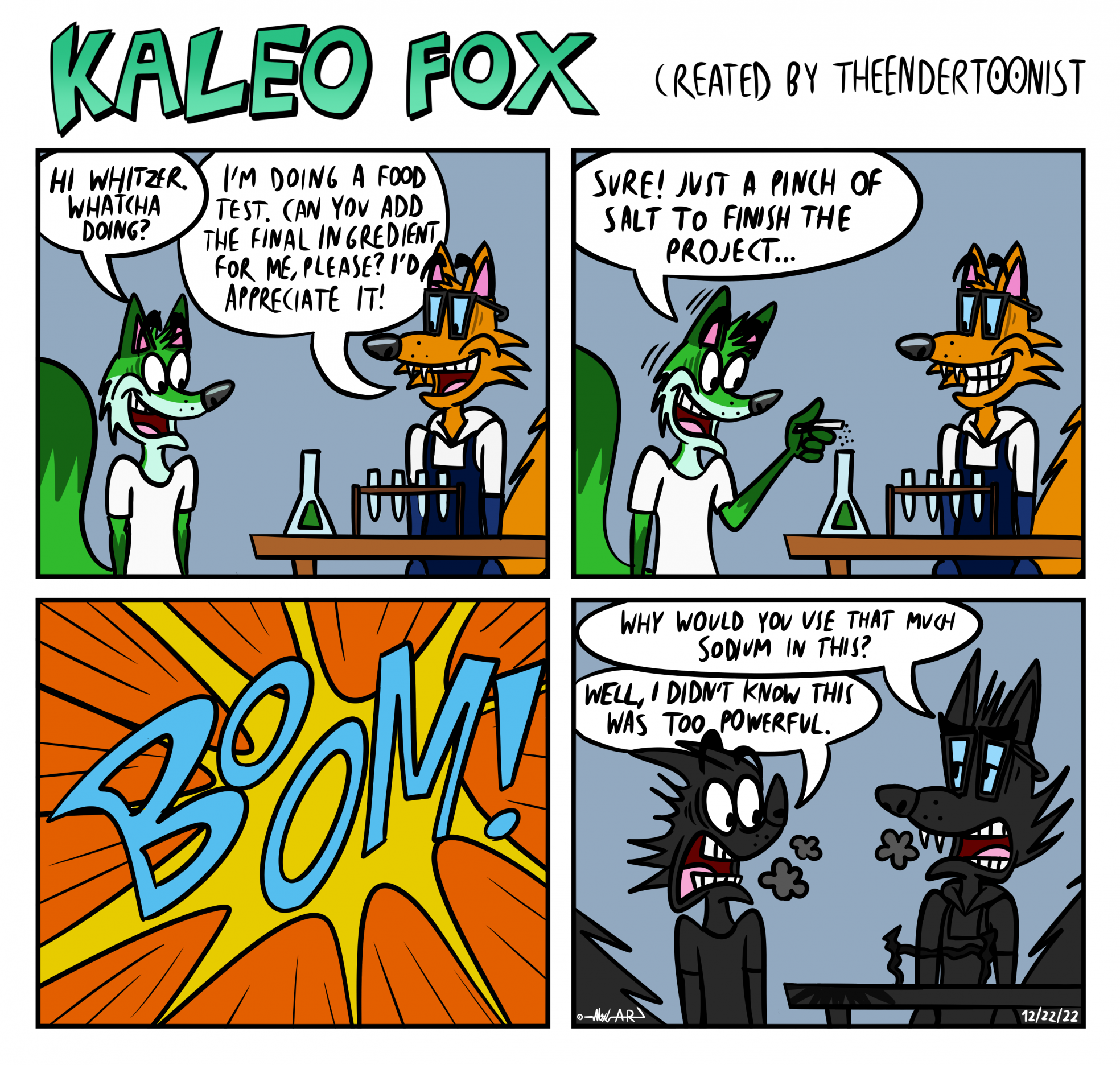 Kaleo Fox Comic #4 - Wrong Ingredient by xThatGreenEndermanx -- Fur  Affinity [dot] net