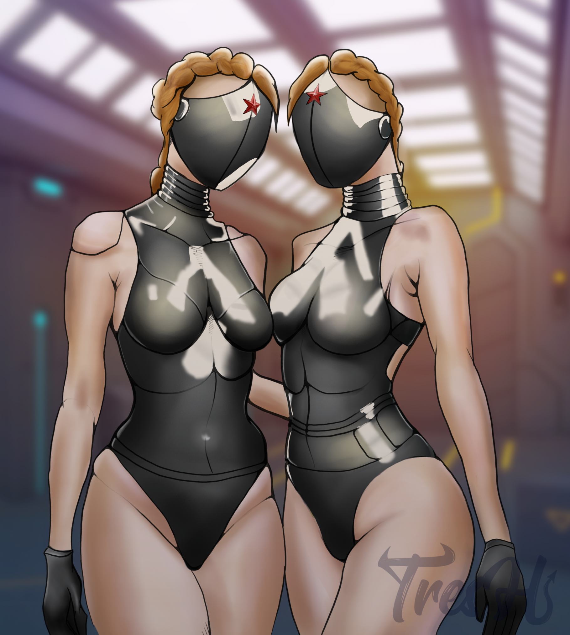 Sisters from Atomic Heart by x_TresH_x -- Fur Affinity [dot] net