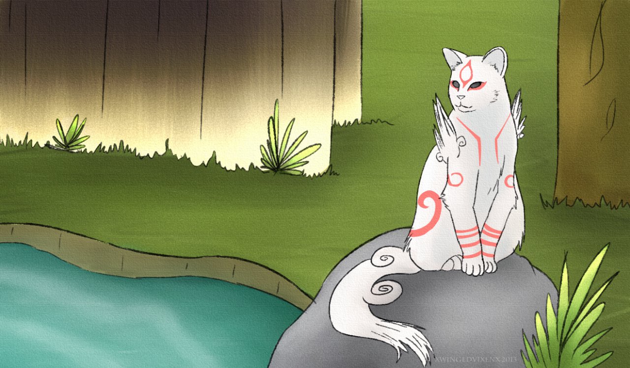 Okami Kabegami By Xwingedvixenx Fur Affinity Dot Net