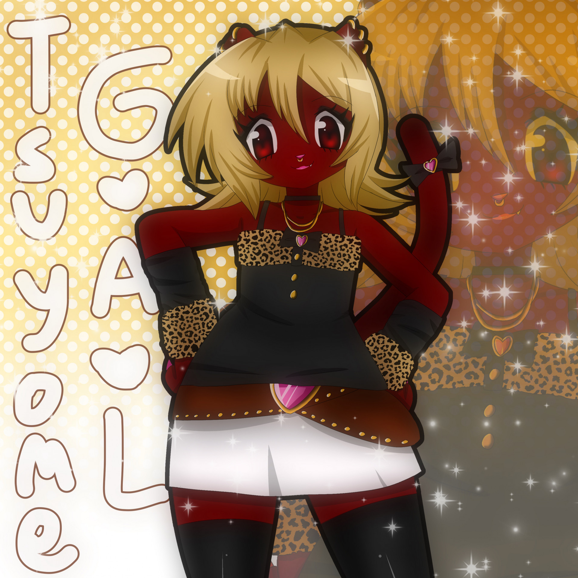 Tsuyome Gyaru by Xx_amb3r_g0r3_xX -- Fur Affinity [dot] net