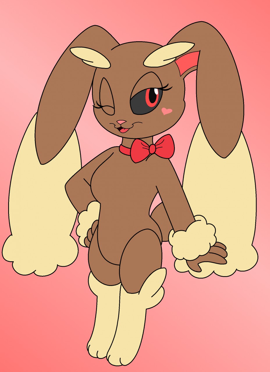 Lulu the Lopunny by xXBunnyHeartzXx -- Fur Affinity [dot] net