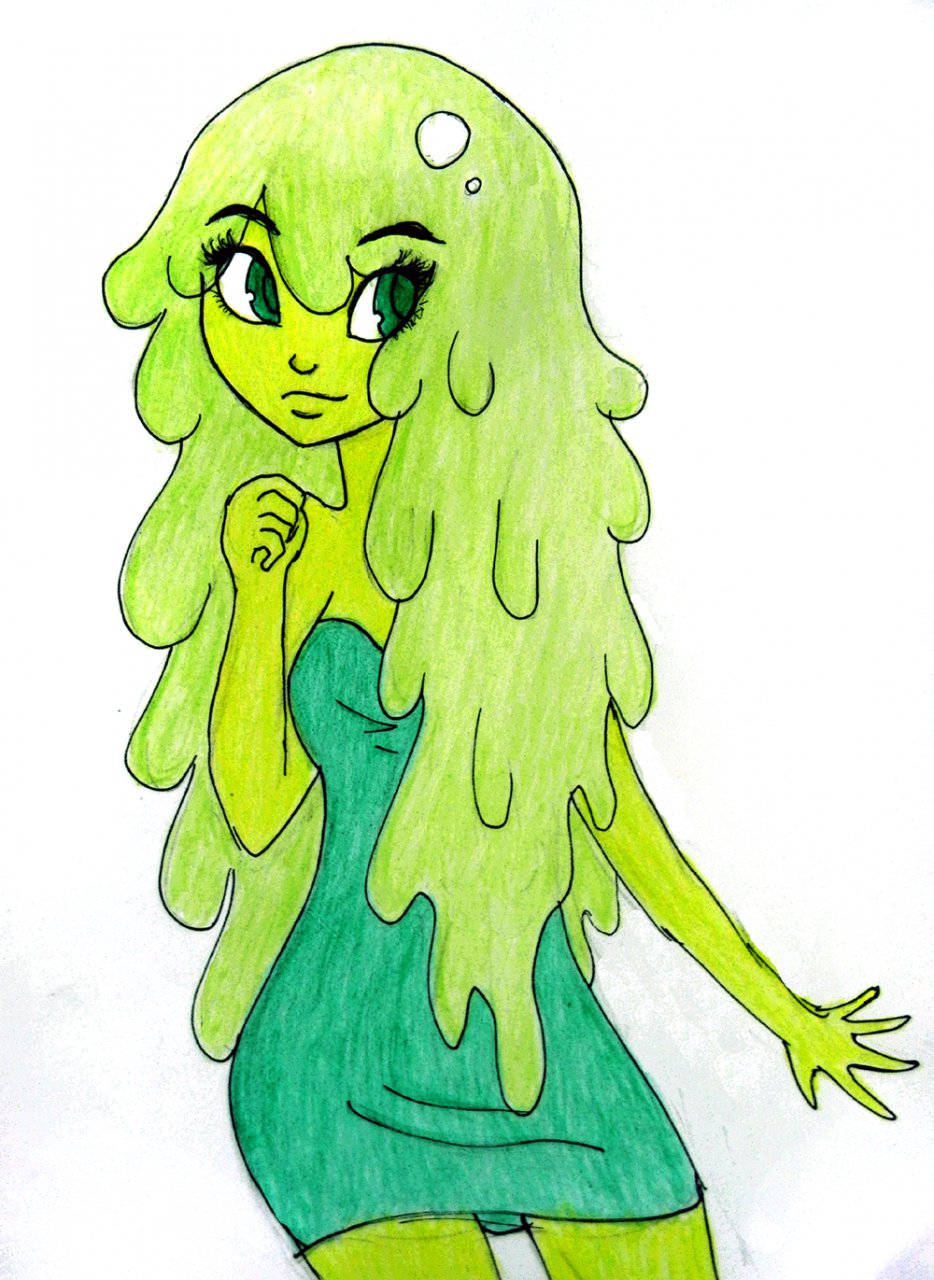 Slime Girl by xXjennyroseXx -- Fur Affinity [dot] net