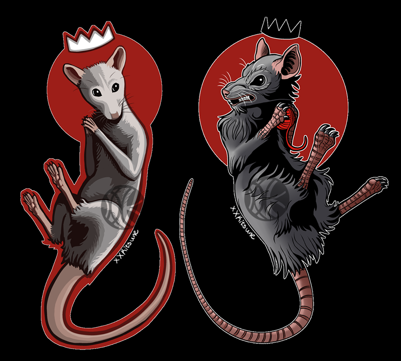 Rat king tattoo by xxkitsune-adoptables -- Fur Affinity [dot] net