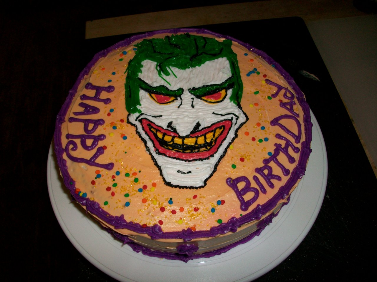DC Joker Birthday Cake – Recipe and Story