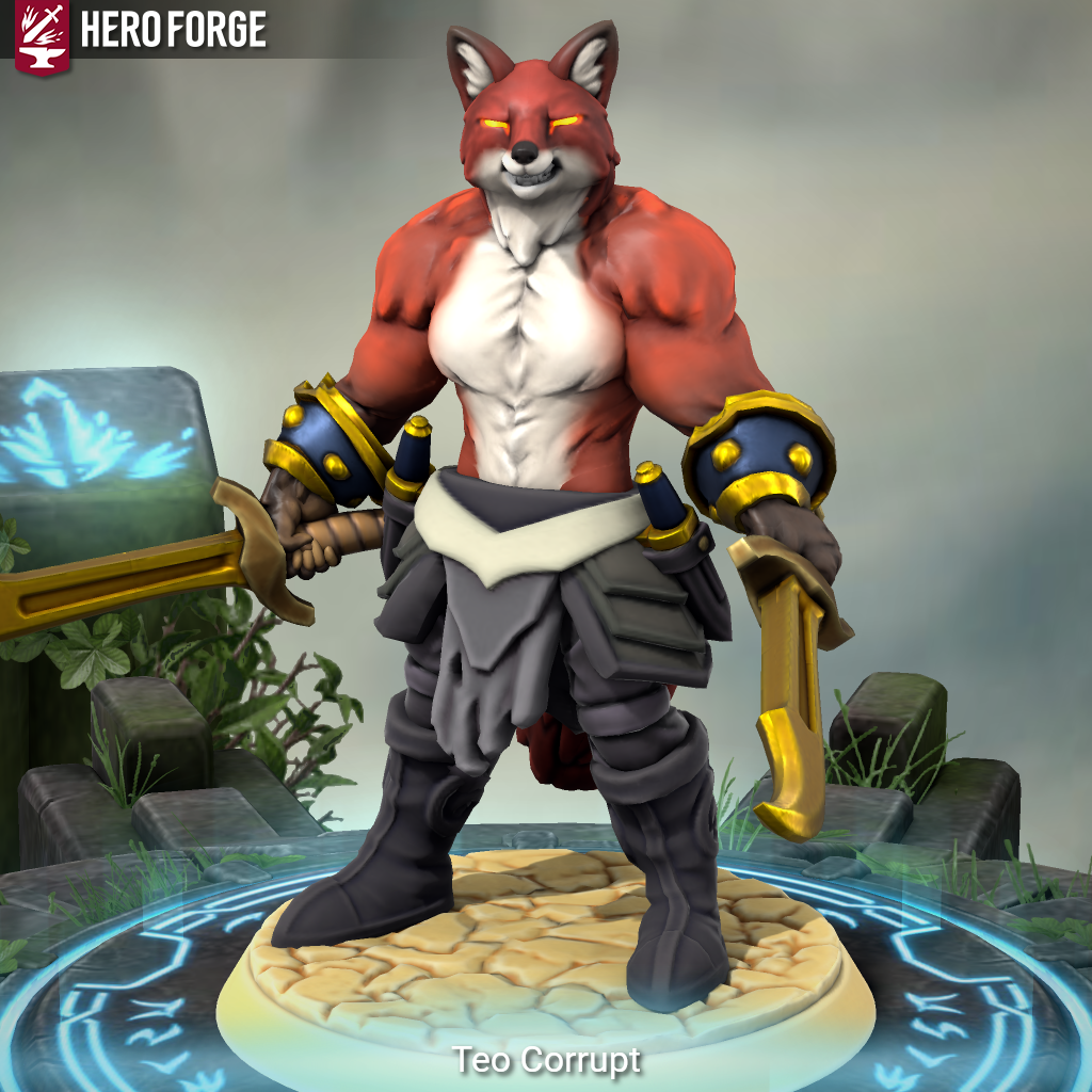 Hero Forge Teo Corrupt by xxsparcoxx -- Fur Affinity [dot] net