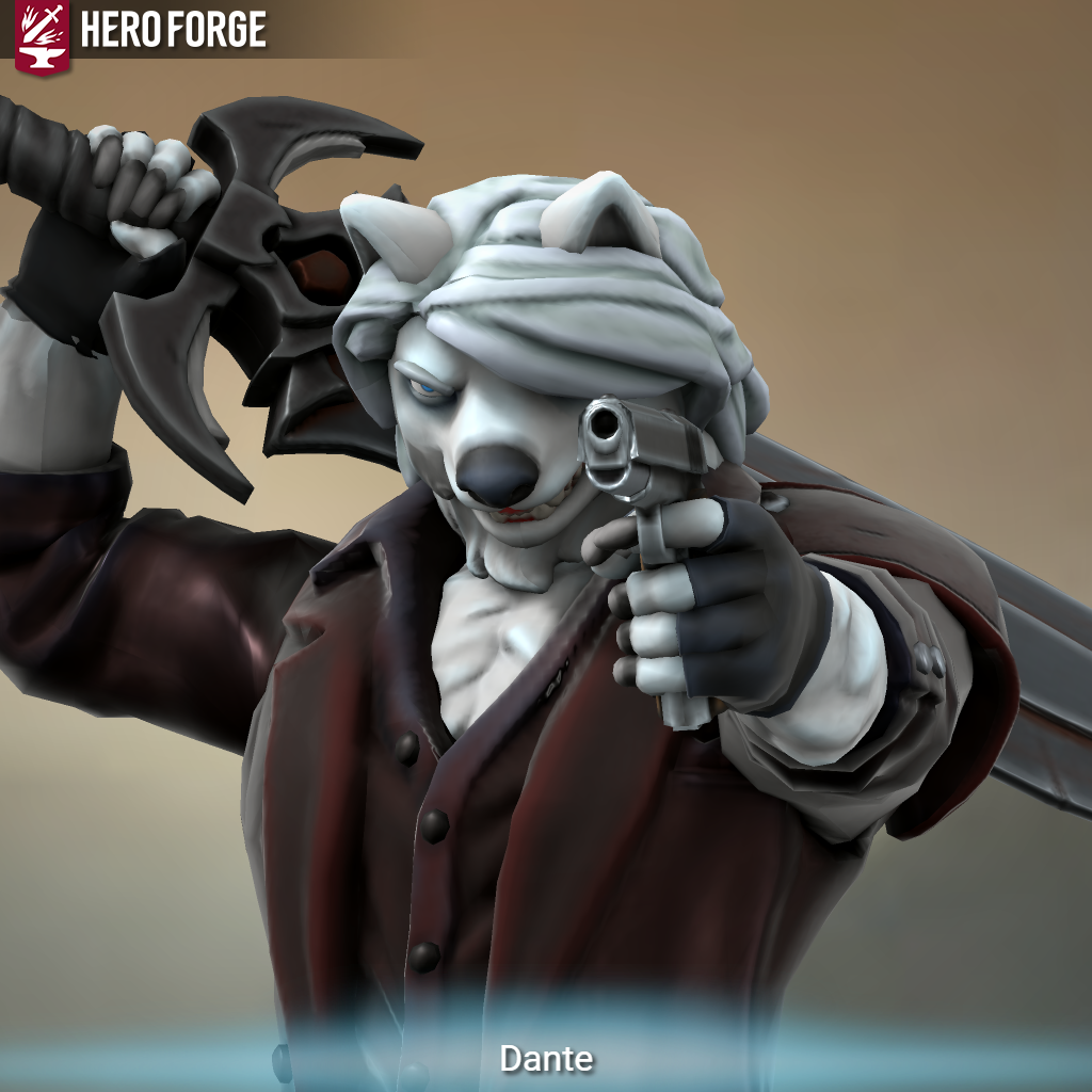 Heroforge Dante by xxsparcoxx -- Fur Affinity [dot] net