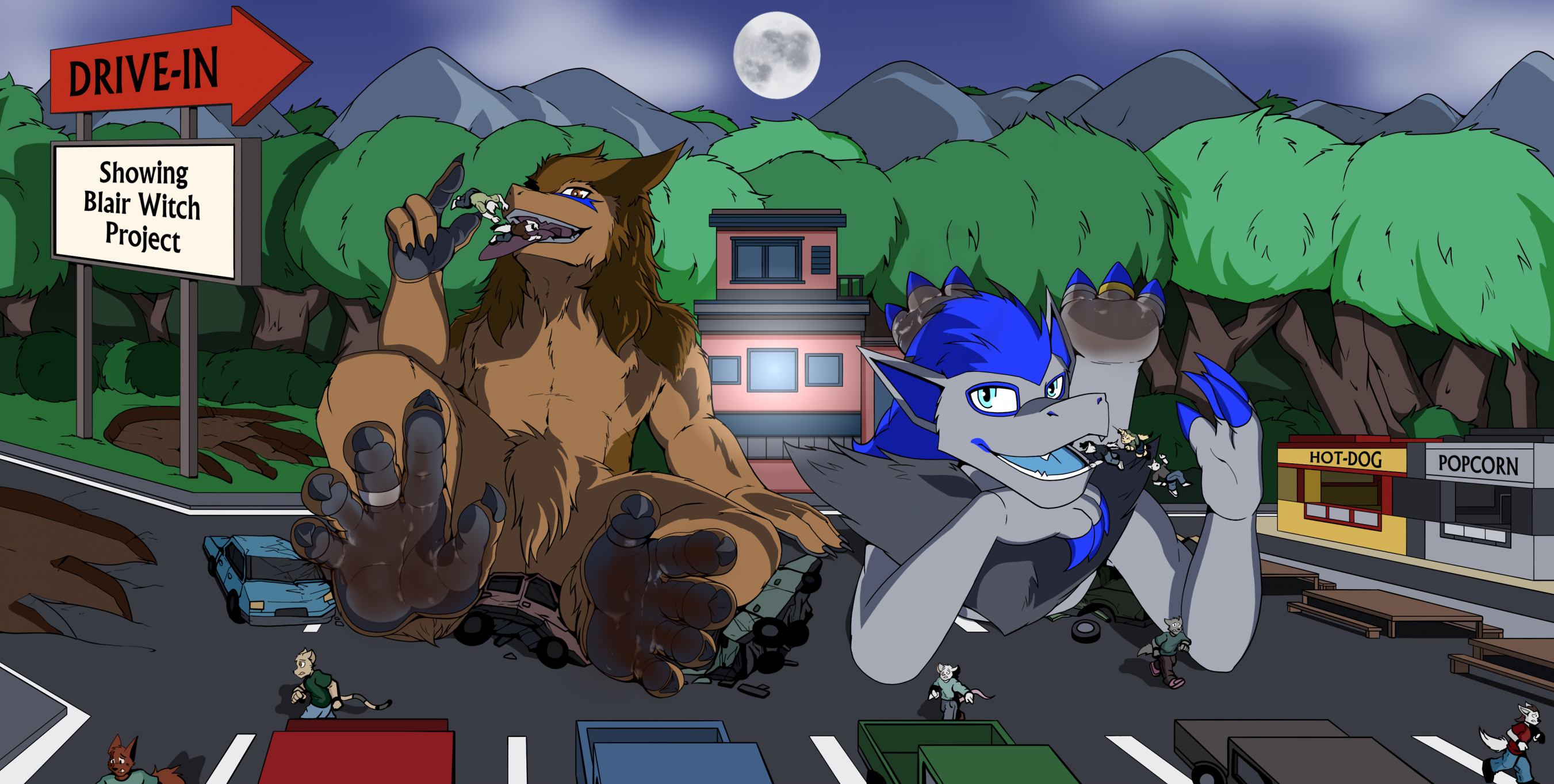 split] a night at the drive-in by xxxxyyyyzzzz -- Fur Affinity [dot] net