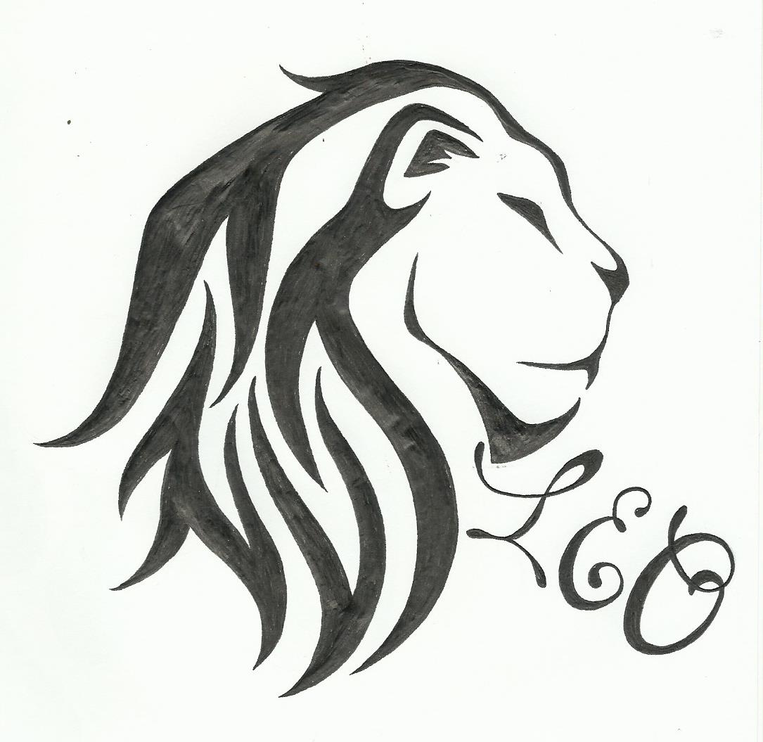 Assorted-character mask art, Tattoo Zodiac Cancer Leo Astrological sign, leo,  monochrome, symmetry, head png | Klipartz