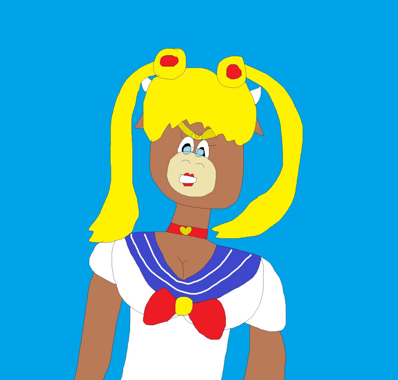 Carla Brown Cow Sailor Moon redrawn by Yami -- Fur Affinity [dot] net