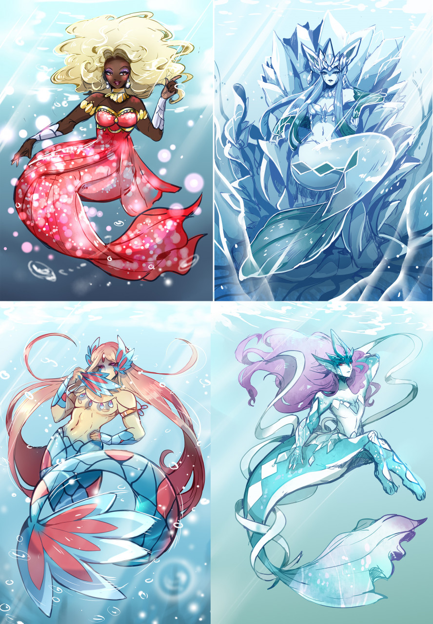 mermaids and mermen anime