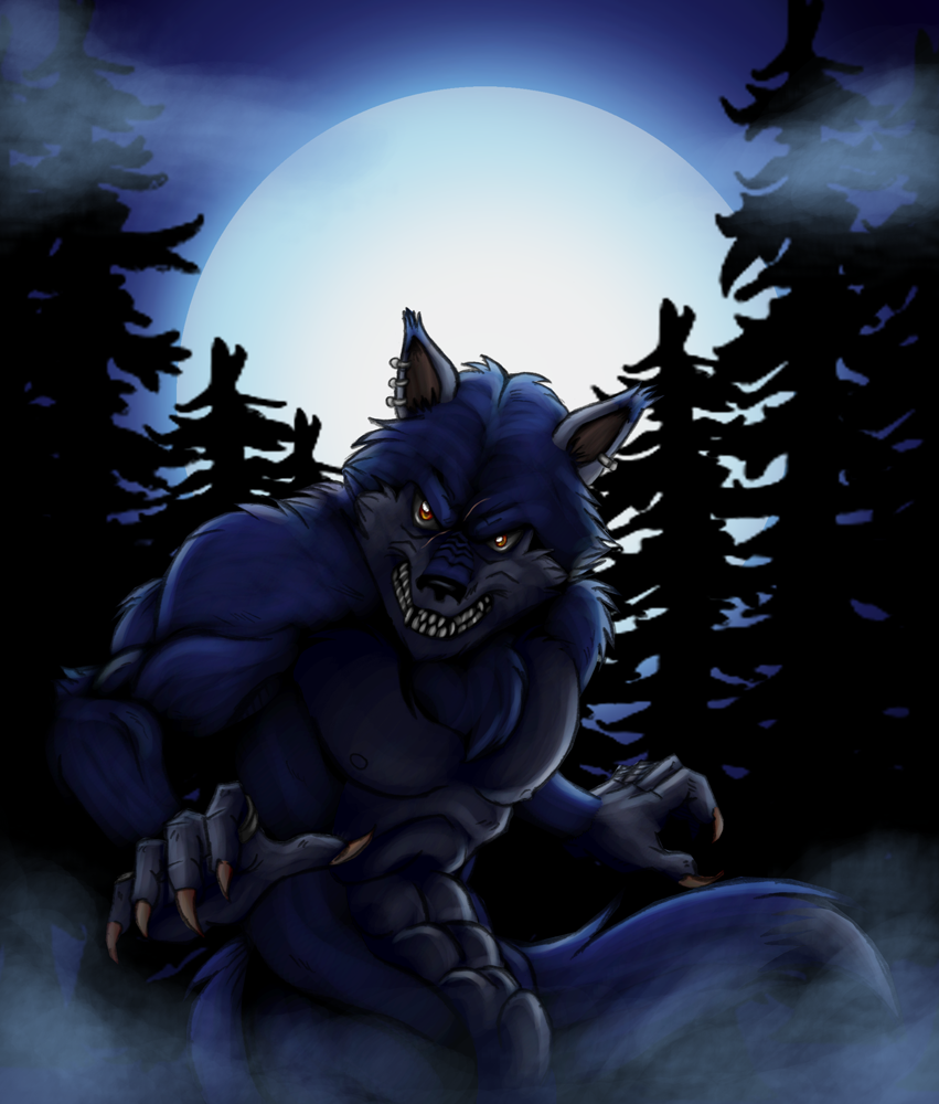 Night Of The Werewolf by -CedarWolf -- Fur Affinity [dot] net