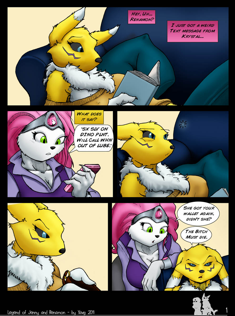 The Legend of Jenny and Renamon - Page 1 by Yawg -- Fur Affinity [dot] net