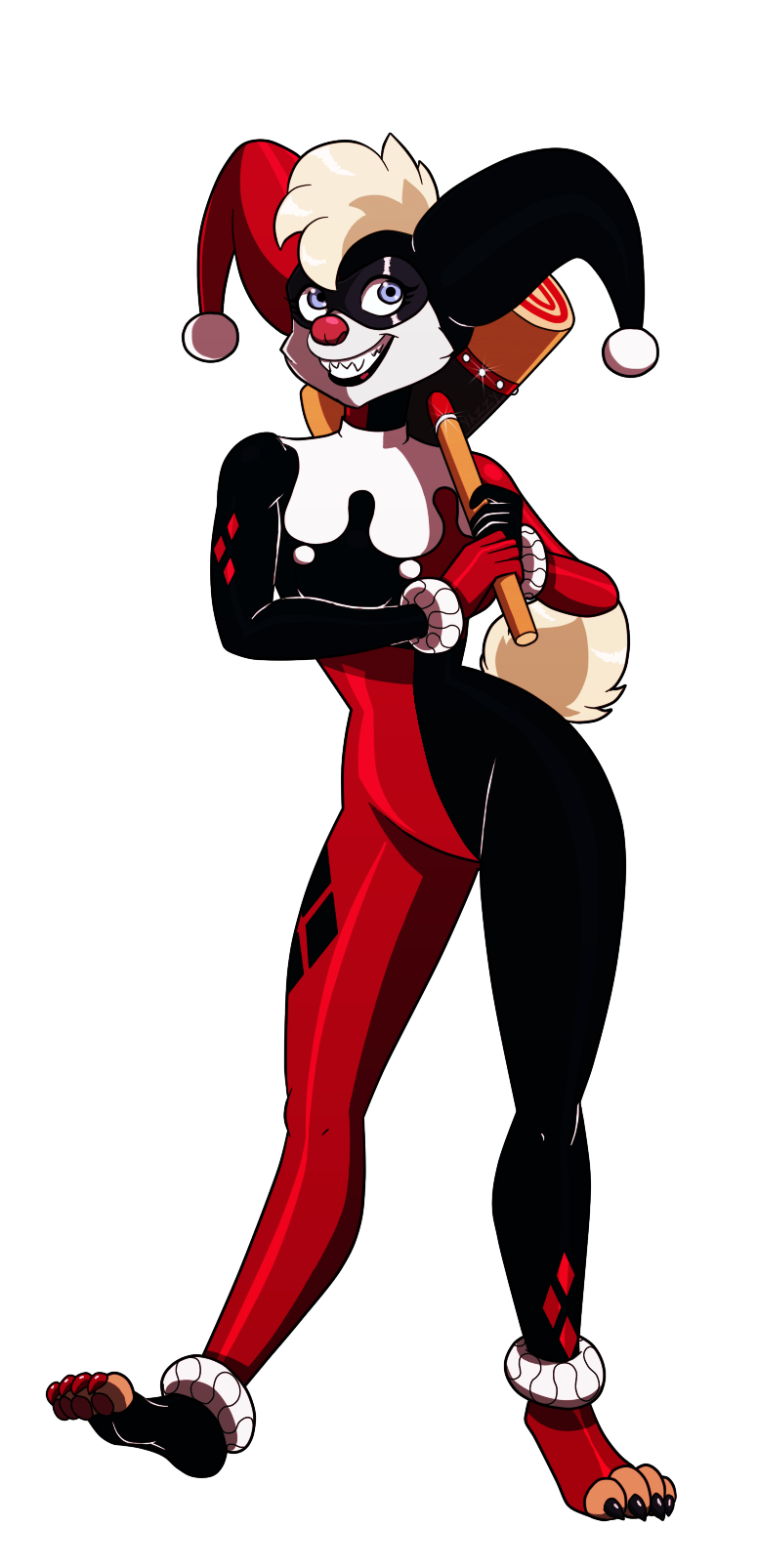 Fursona: Harley Quinn + by Yazzy-Quinn -- Fur Affinity [dot] net