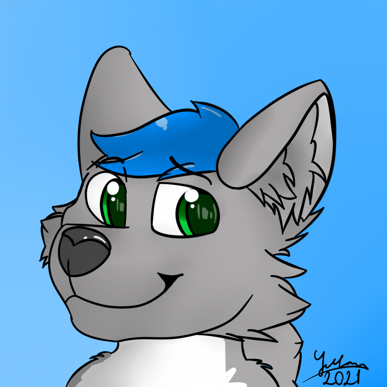 Rocky The Wolfo [Request] by YellowEngine226 -- Fur Affinity [dot] net