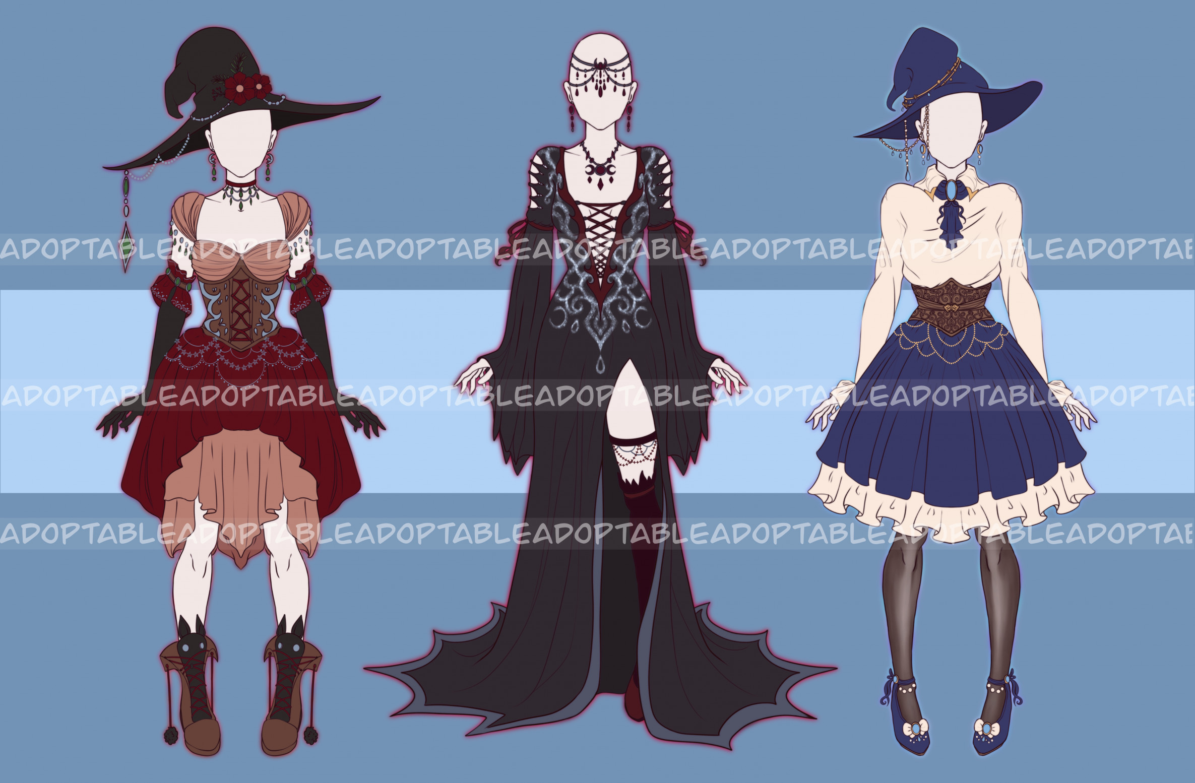 Witch hotsell clothes drawing