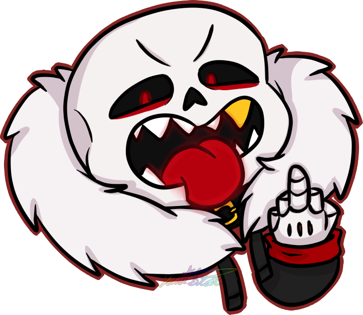 Underfell Sans Sticker