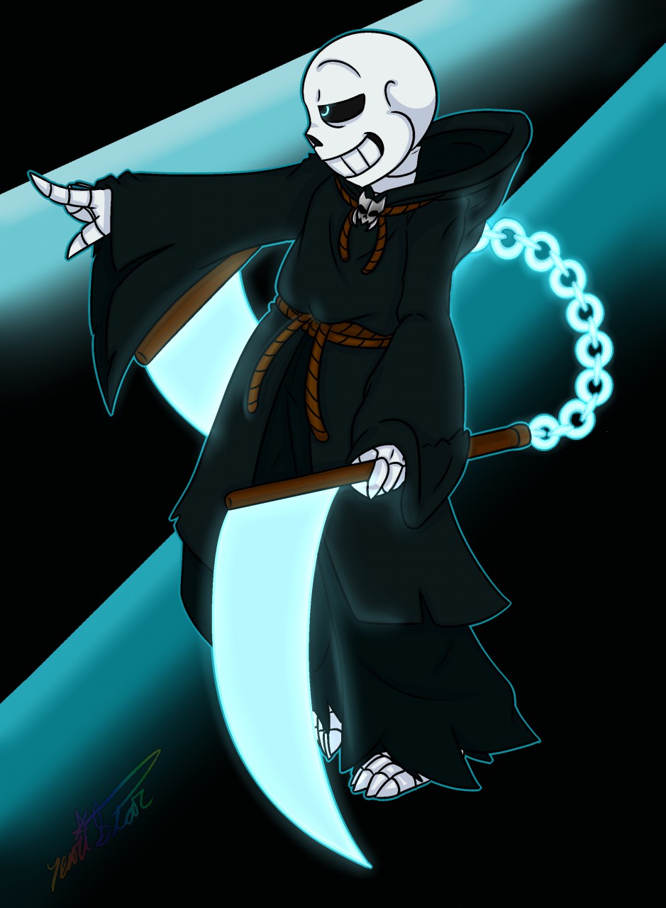 Reaper!Sans by LillithMalice -- Fur Affinity [dot] net