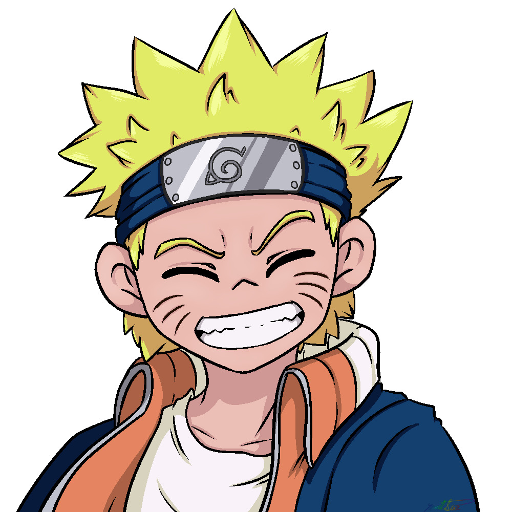 Naruto smiling PNG Image