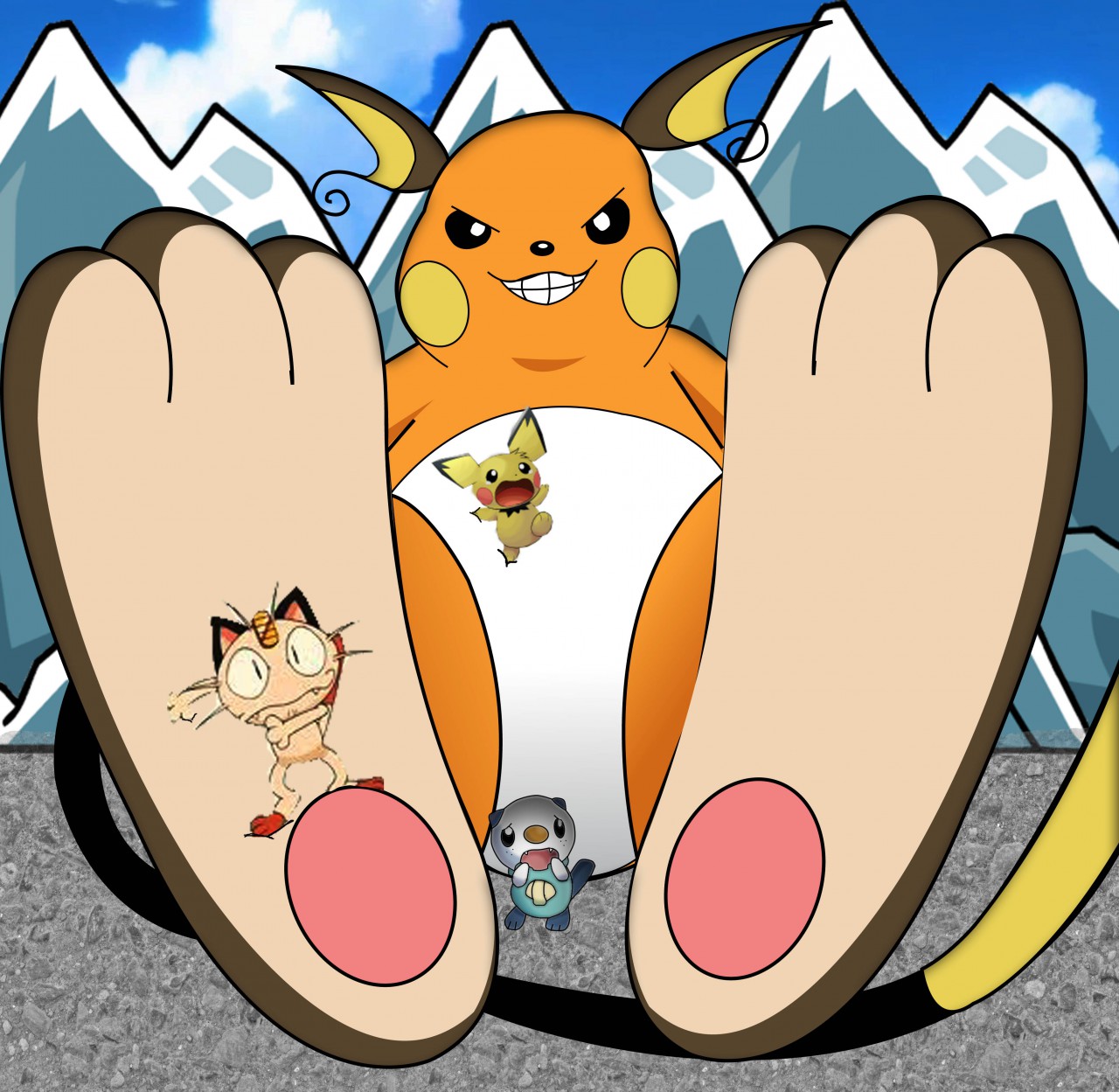 Raichu feet