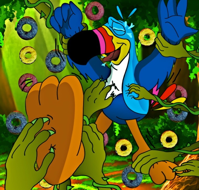 Toucan Sam Caught Tickle Trap by yingcartoonman -- Fur Affinity [dot] net