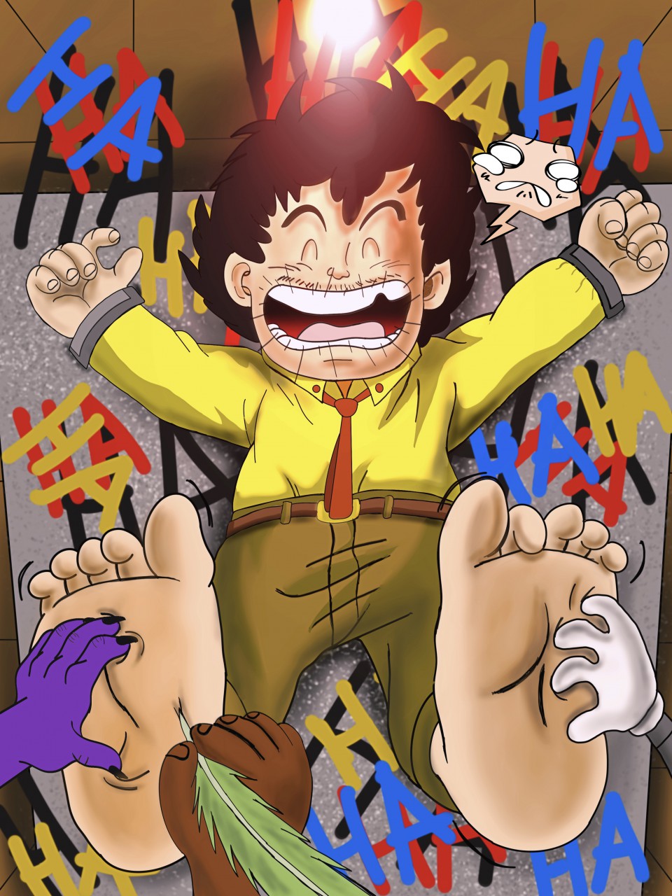 Senbei Norimaki Feet tickle by yingcartoonman -- Fur Affinity [dot] net