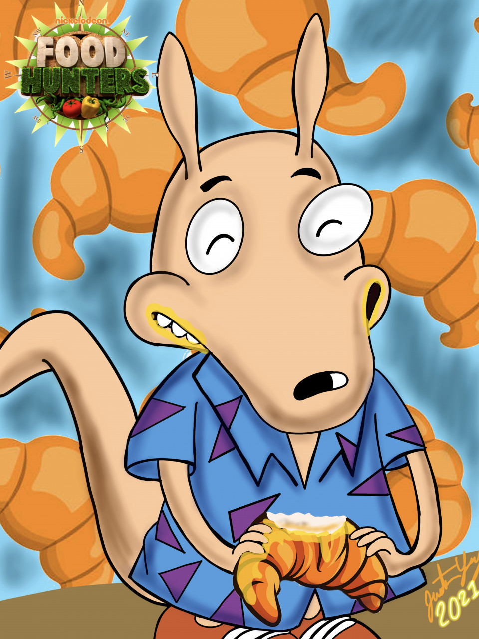 Rocko Stuff Croissant by yingcartoonman -- Fur Affinity [dot] net