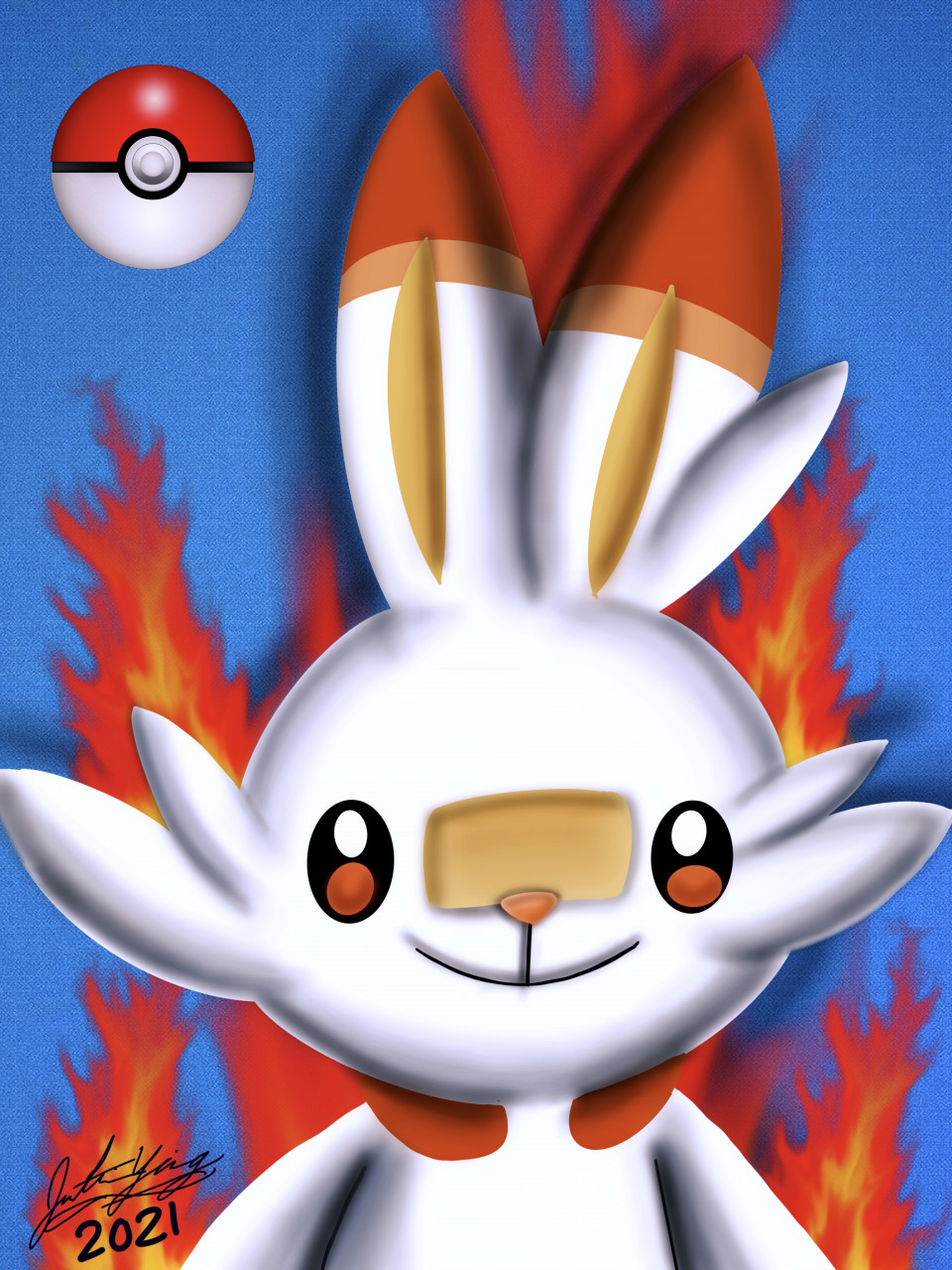 First official wallpaper for Pokémon Sword and Shield features Grookey  Scorbunny and Sobble  Pokémon Blog