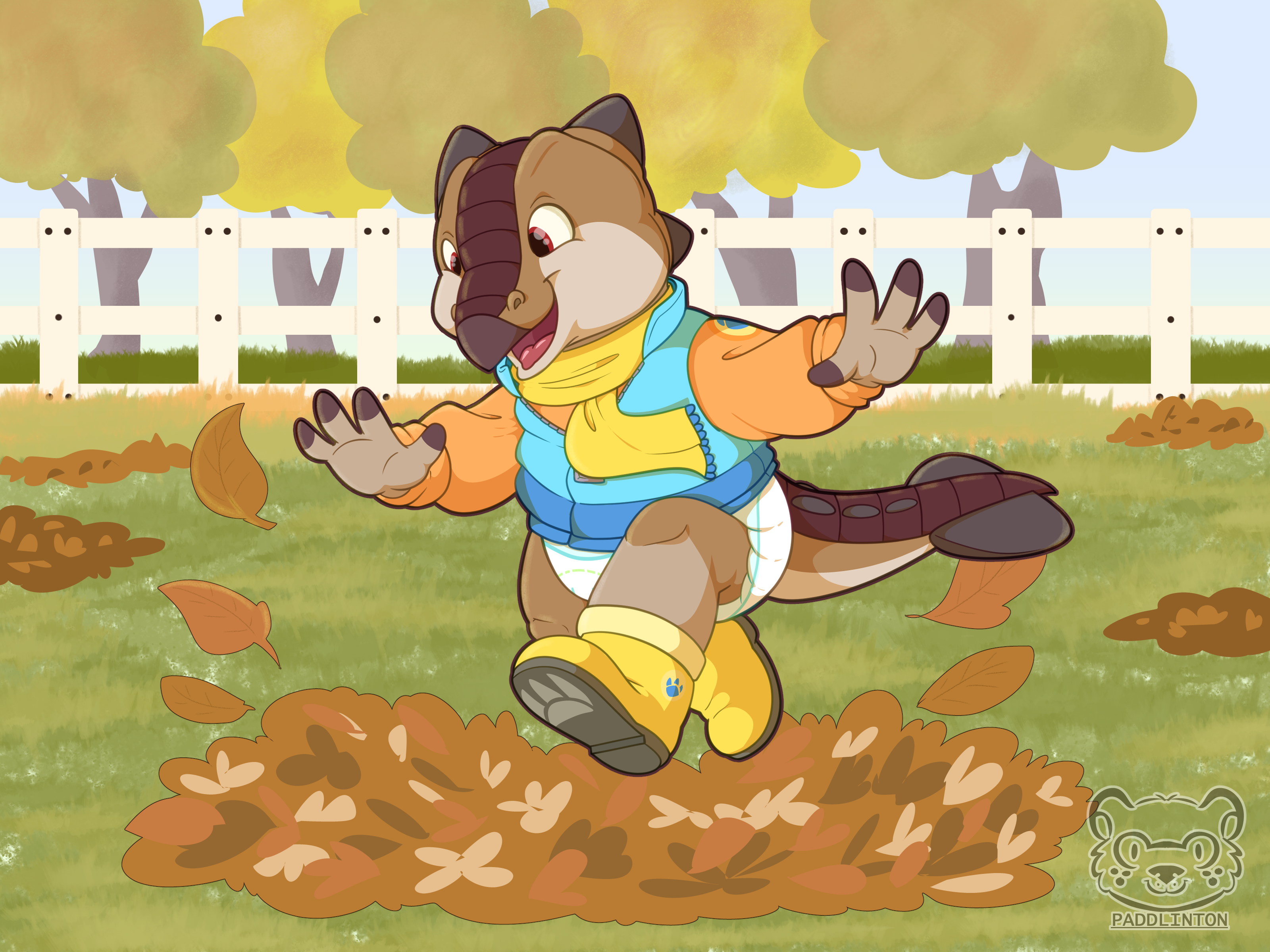 Dino Daycare - Autumn Clay by yipthecoyotepup -- Fur