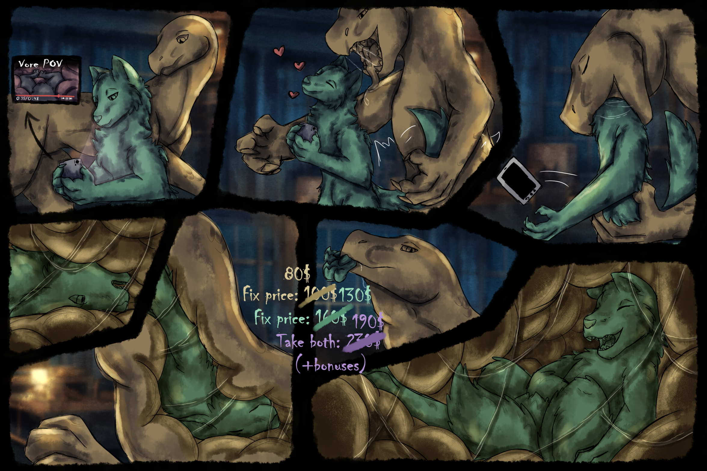 Realistic POV [Vore YCH] [CLOSED] by Yoridan -- Fur Affinity [dot] net