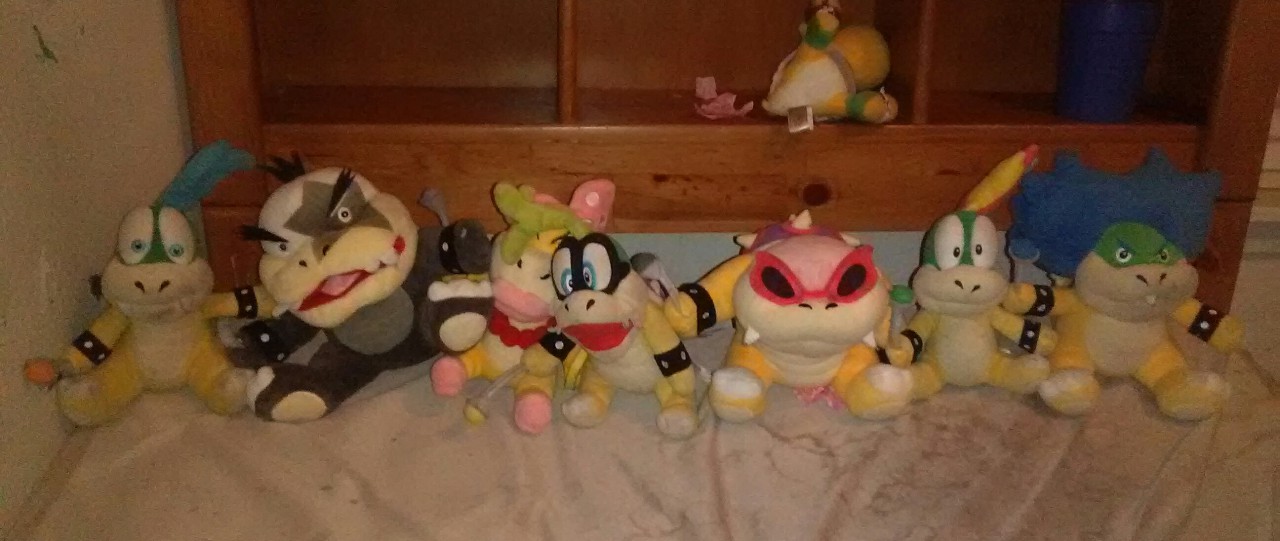 Koopalings plushies hot sale