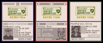 Papers Please Passports [BATCH TWO] by Yoshidude47 -- Fur Affinity