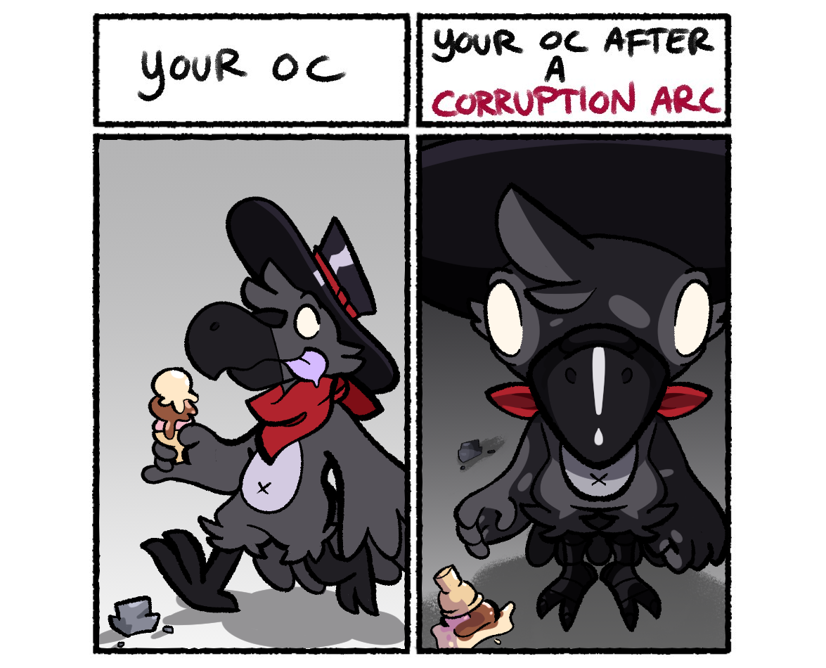 Corruption comic