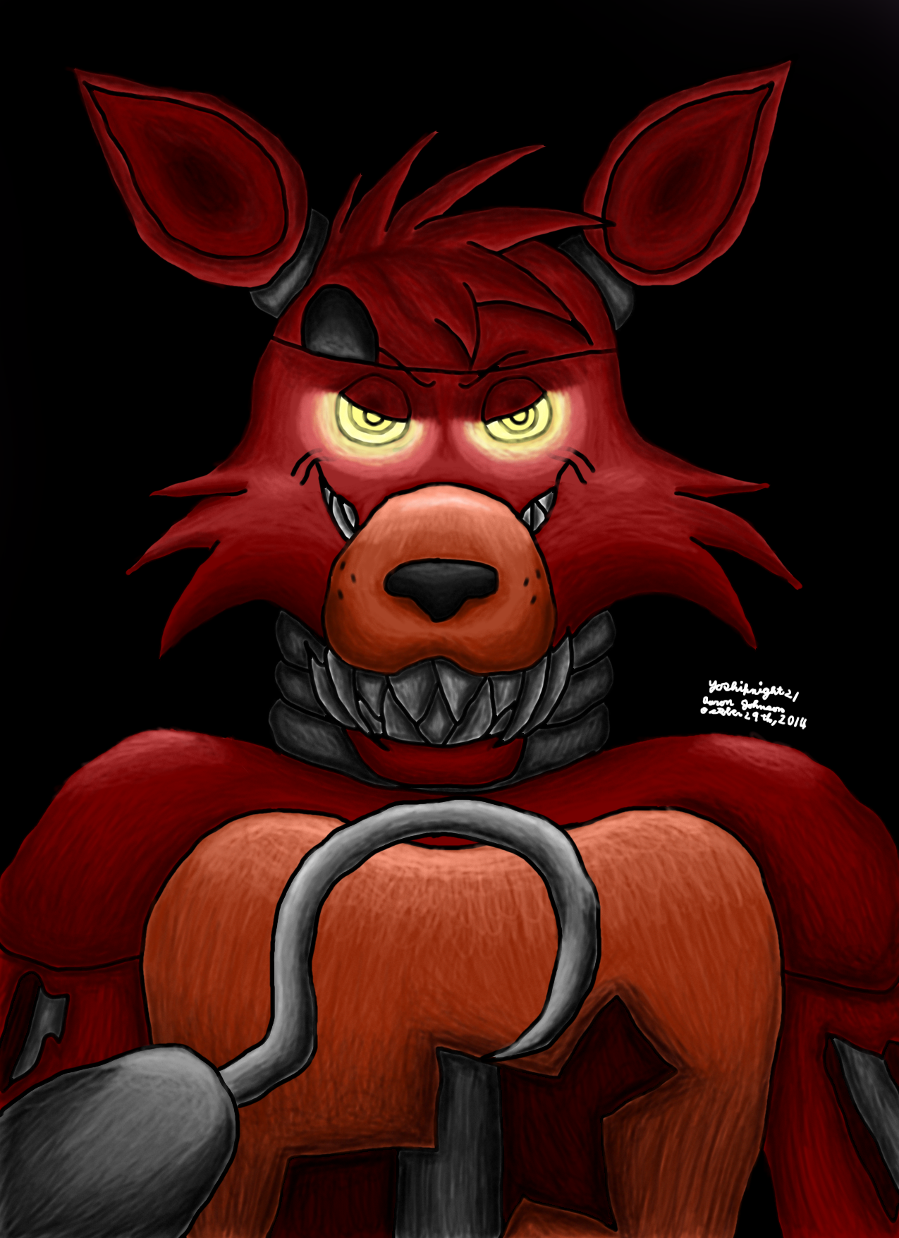 The FNAF art that started it all. by UrbanFoxGamer -- Fur Affinity [dot] net