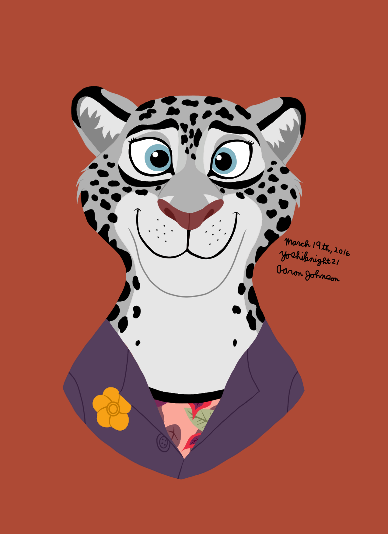 Zootopia snow leopard