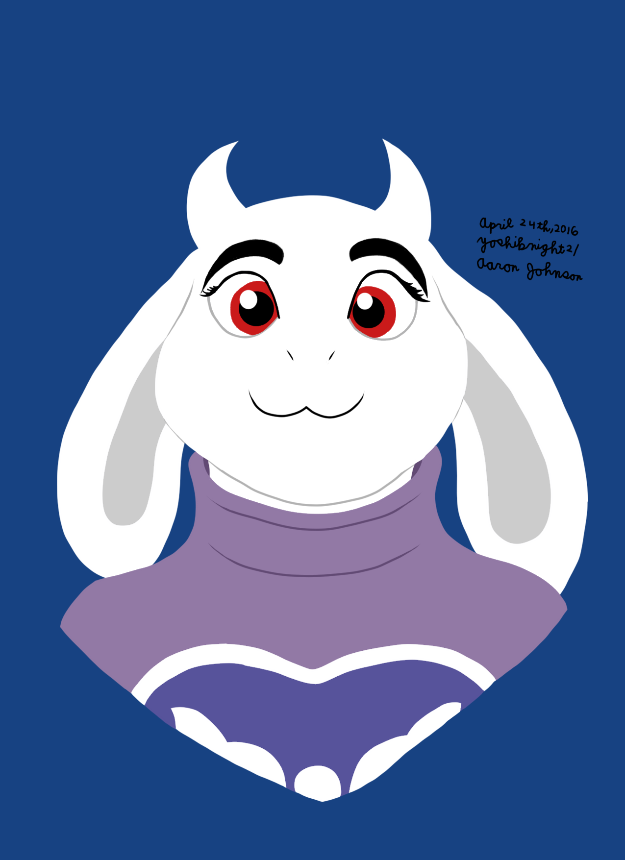 Toriel (Undertale) by Yoshiknight2 -- Fur Affinity [dot] net