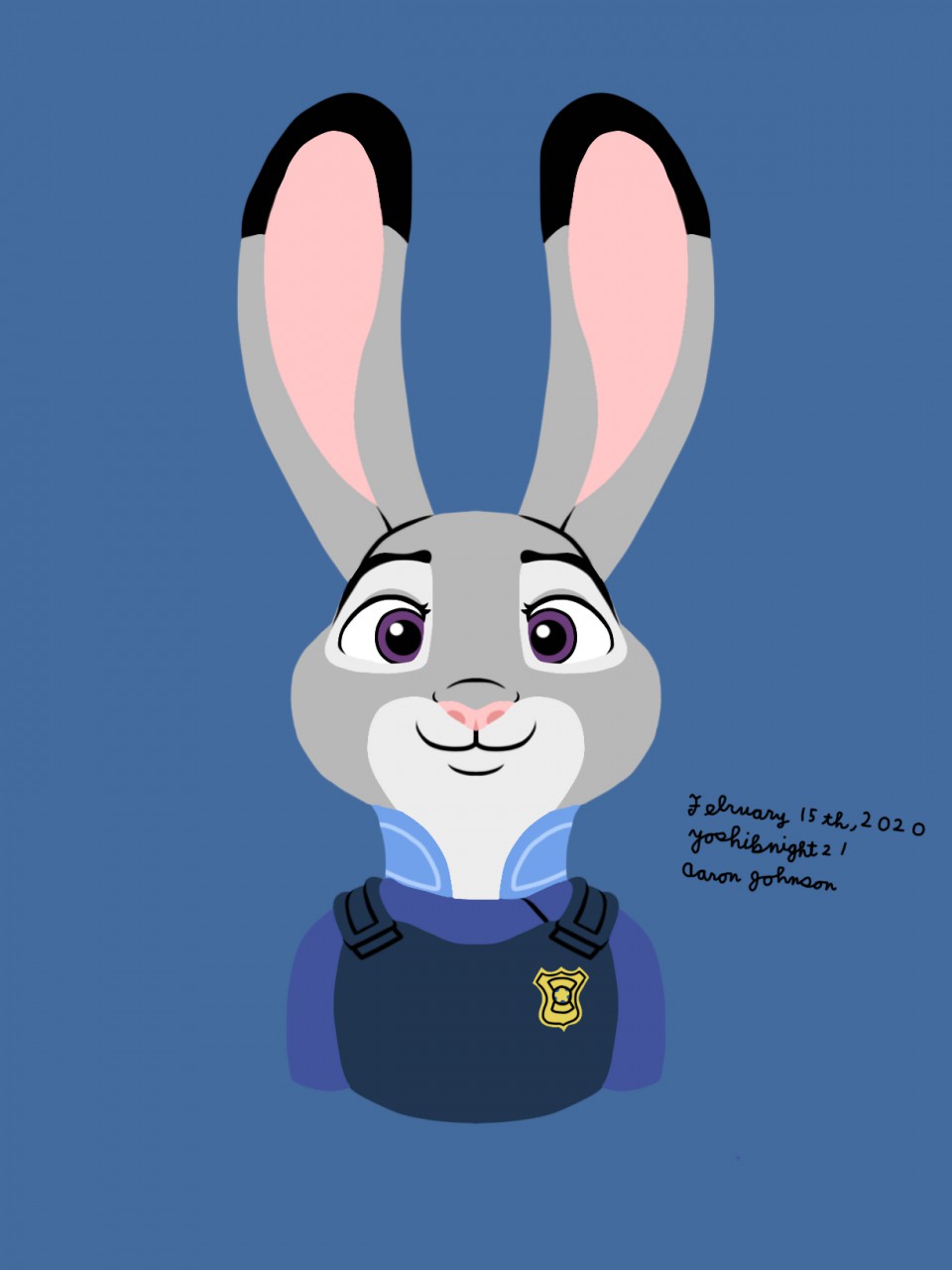 Judith Laverne Hopps aka Judy Hopps (Zootopia) by Yoshiknight2 -- Fur  Affinity [dot] net