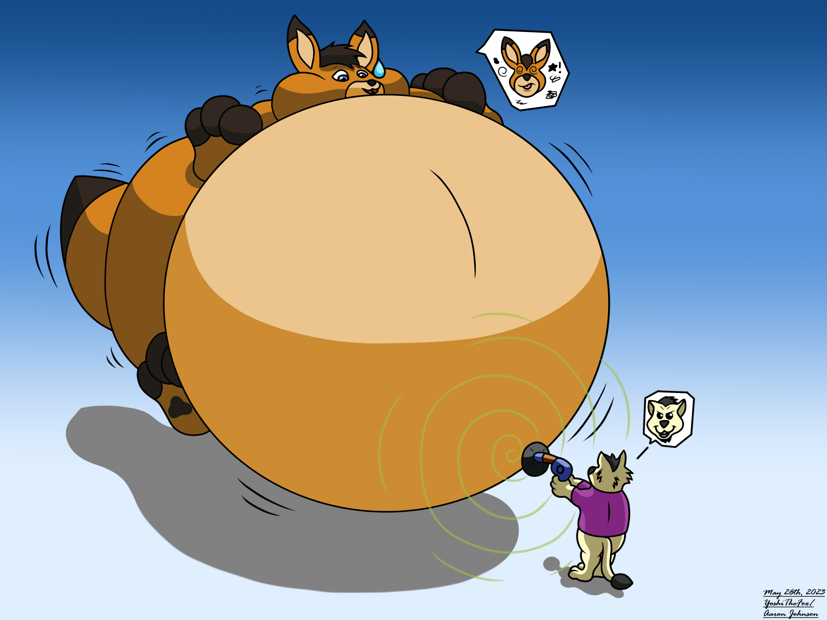 OzKangaroo Inflation #2 by Yoshiknight2 -- Fur Affinity [dot] net