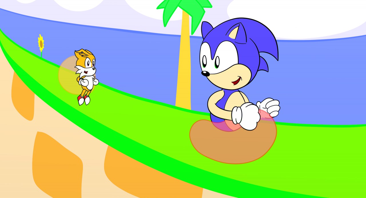 Sonic and Tails by yoshiwoshipower99 -- Fur Affinity [dot] net