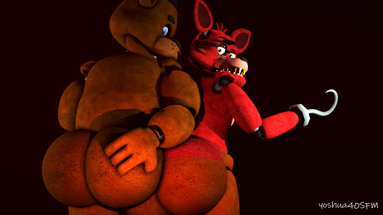 Freddy and Foxy Big Butts by Yoshua40SFM -- Fur Affinity [dot] net