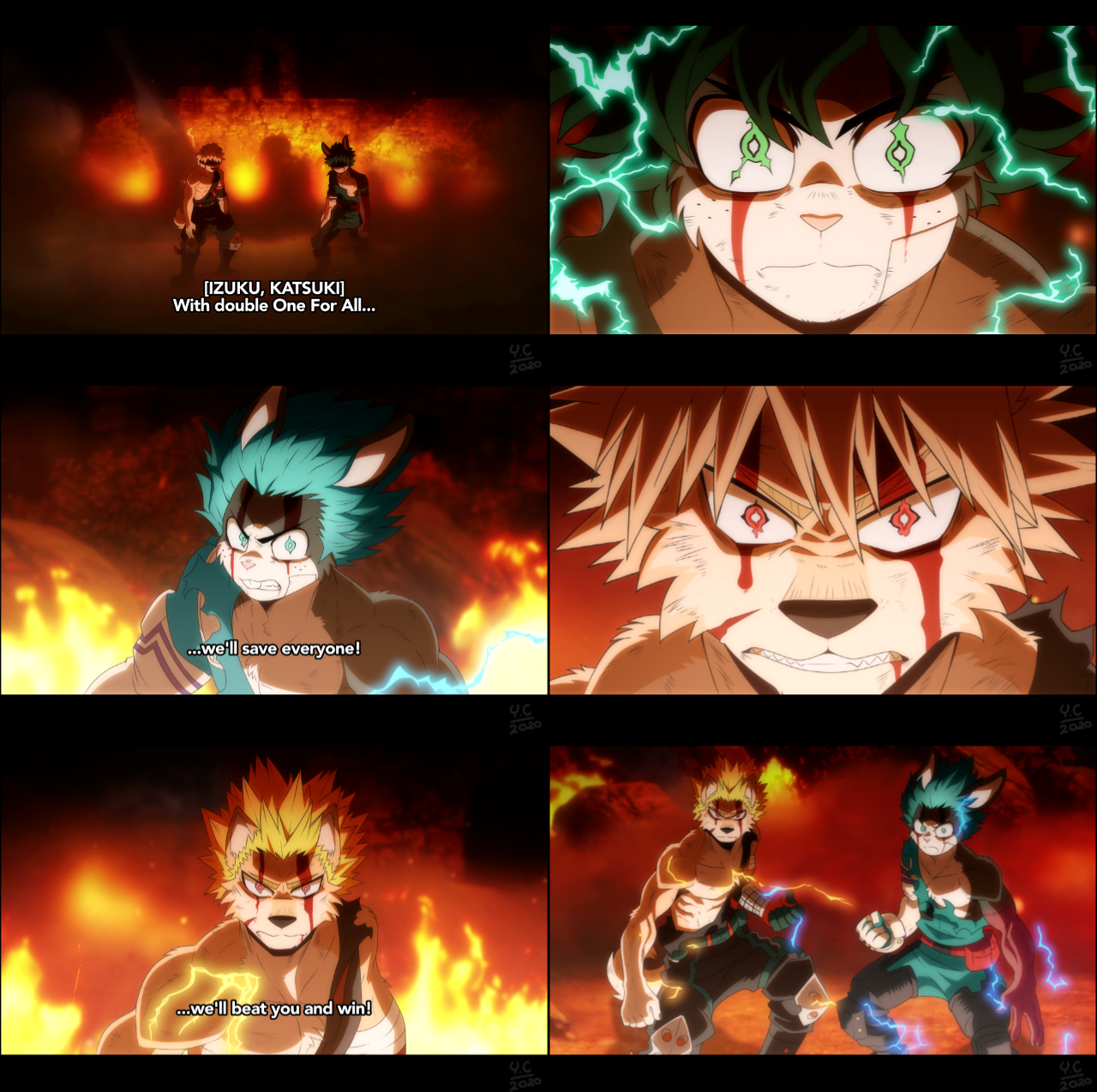 Fake Screenshot MHA Heroes Rising Double One For All by