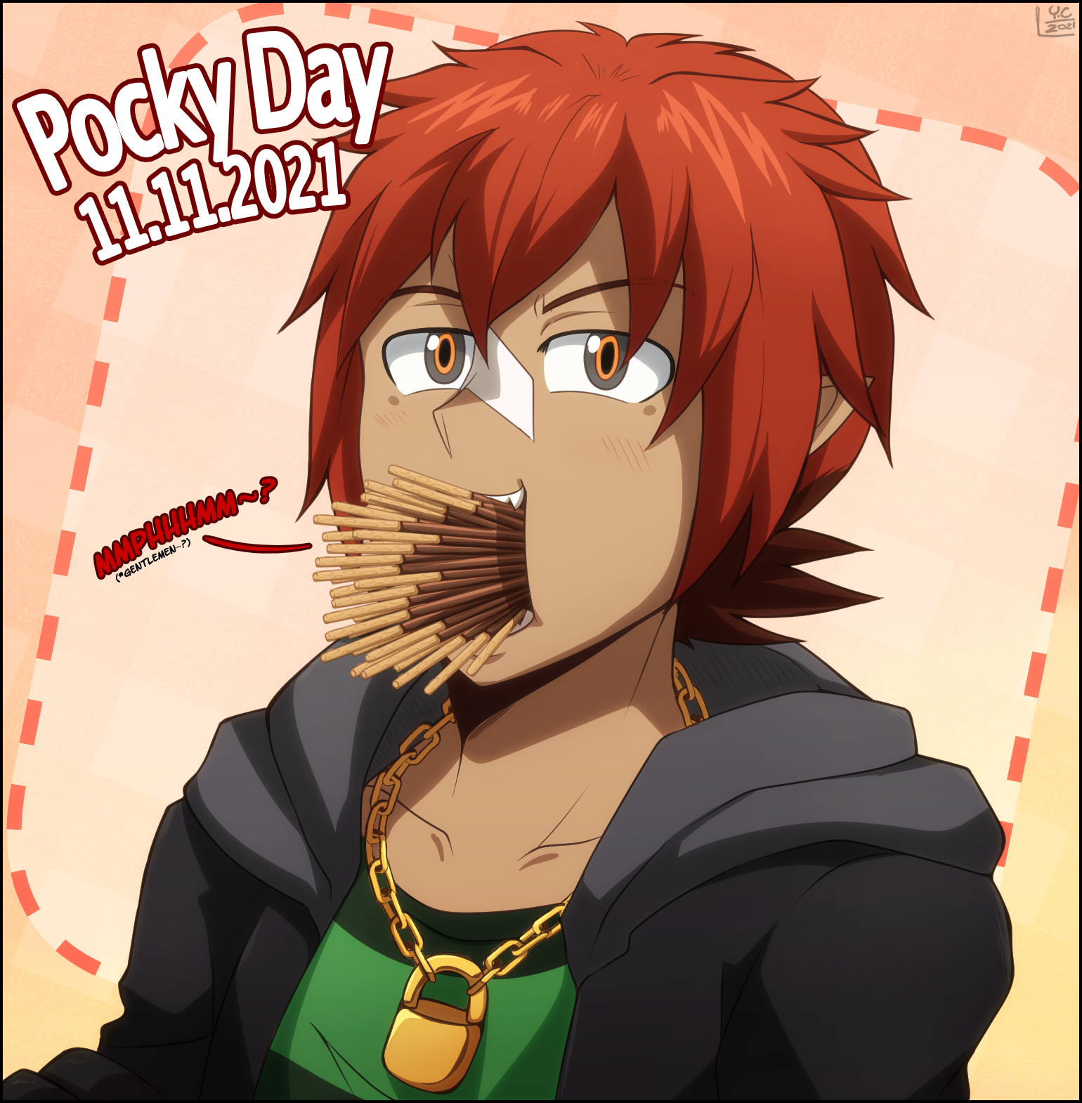 Happy brithday Rurii ♥ This is Hayate from The martyr's rebellion Uhuhu, I  had a lot of fun drawing him, he's real… | Cute anime couples, Pocky anime,  Manga love