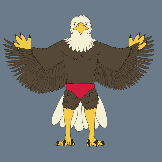 Spinning Eagle (animated) by young-jacob -- Fur Affinity [dot] net