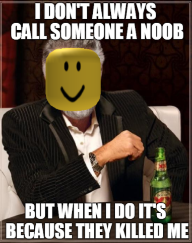 Hey Internet Roblox Noob  Noob, Roblox, Roblox memes