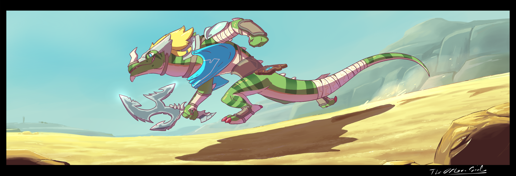 Fast Traveling Across Gerudo Desert! by Yufuria -- Fur Affinity [dot] net