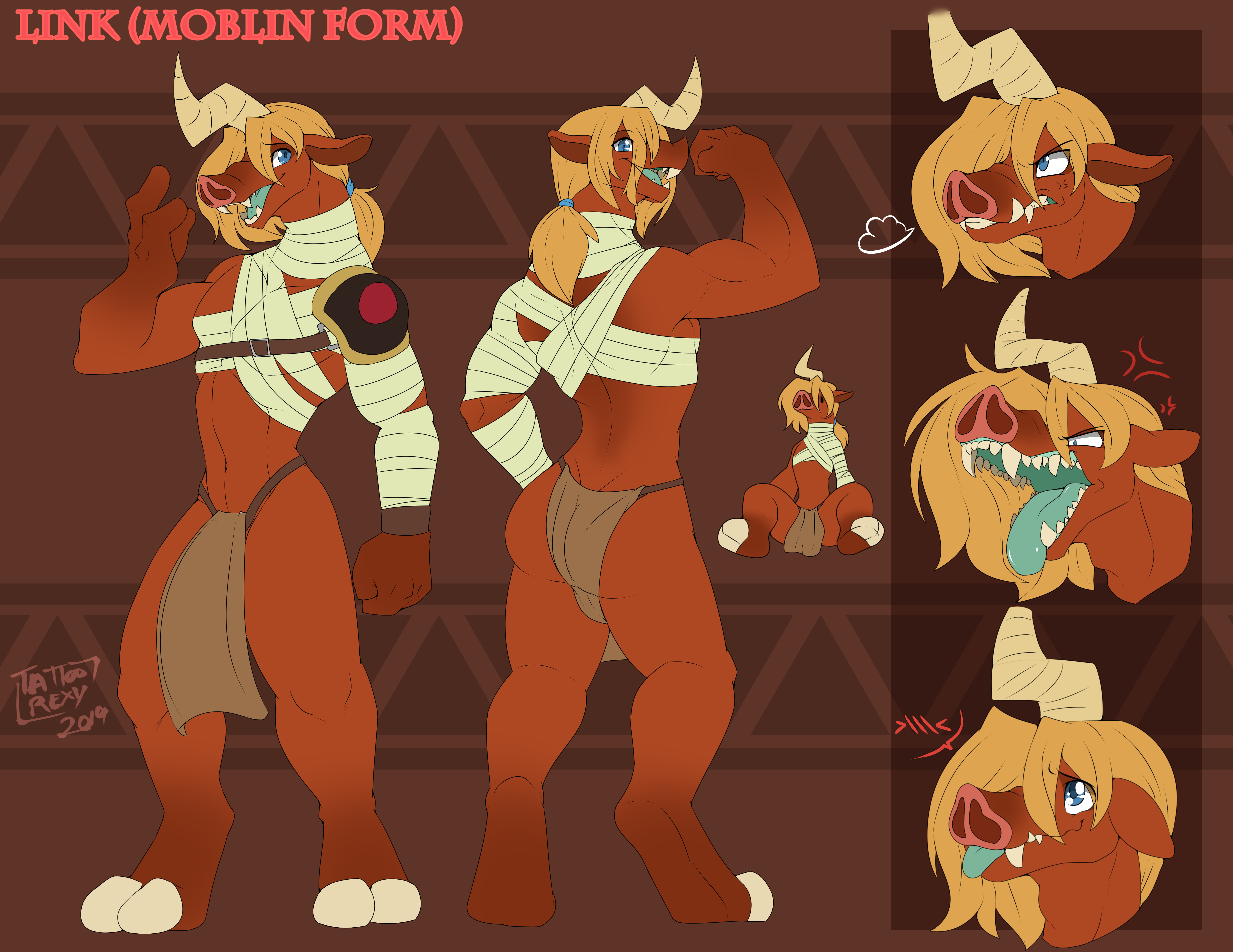 Moblin Link Reference Sheet by Yufuria -- Fur Affinity [dot] net