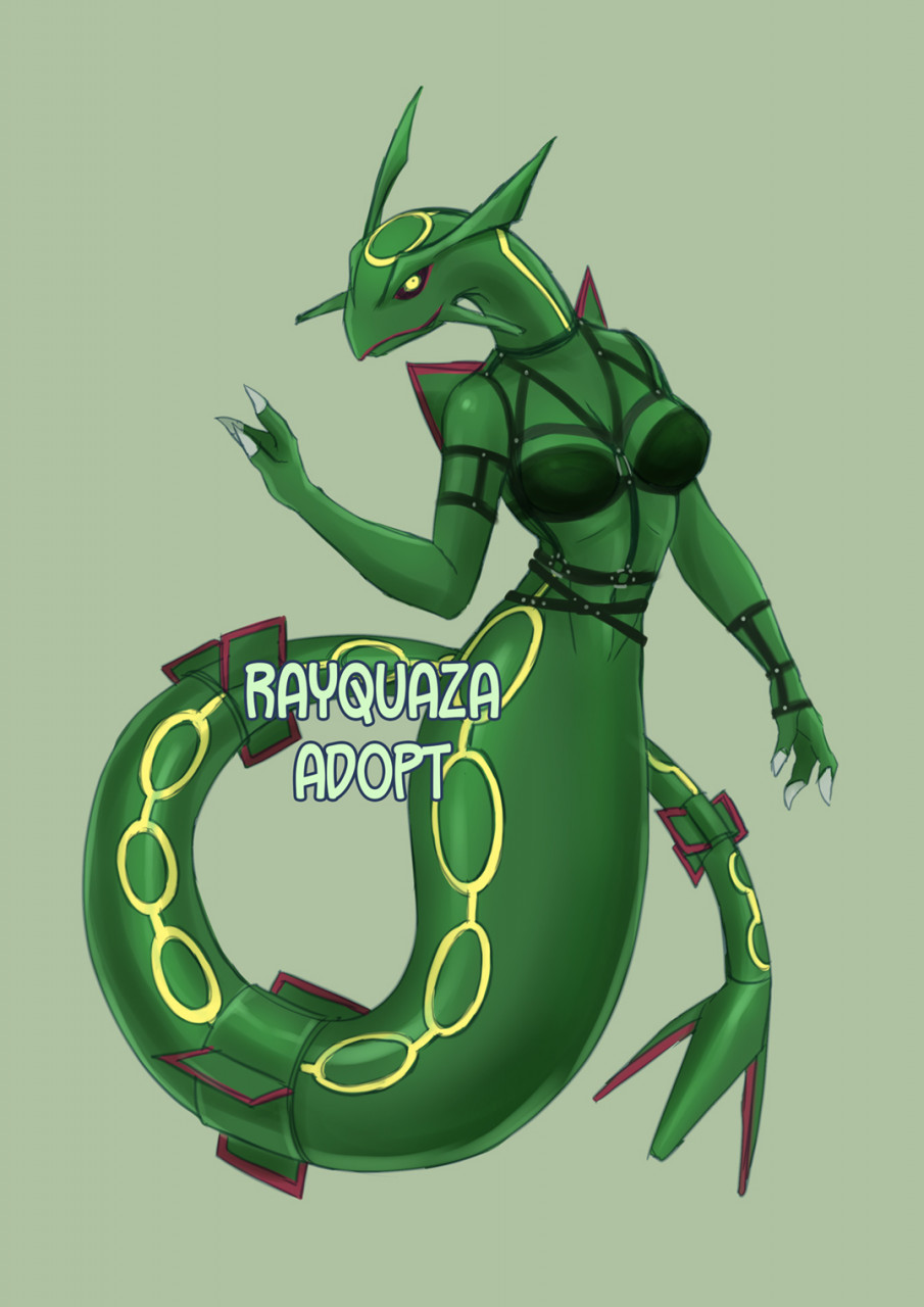 ADOPT CLOSED - Hisui Rayquaza shiny by maralmok -- Fur Affinity