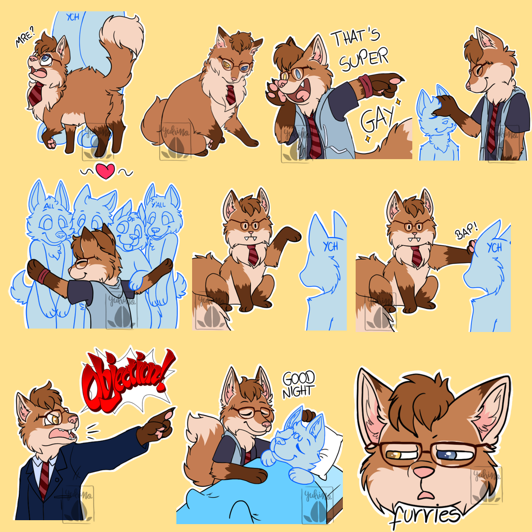 Sticker pack for Dot Awo - part 2 by YukinoDeericorn -- Fur Affinity [dot]  net