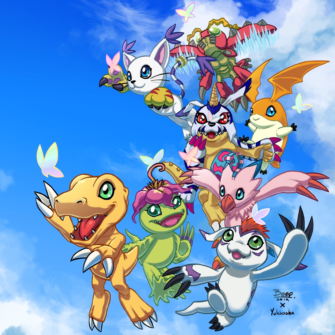 Digimon Adventure Butterfly Collab By Yukirasha Fur Affinity Dot Net