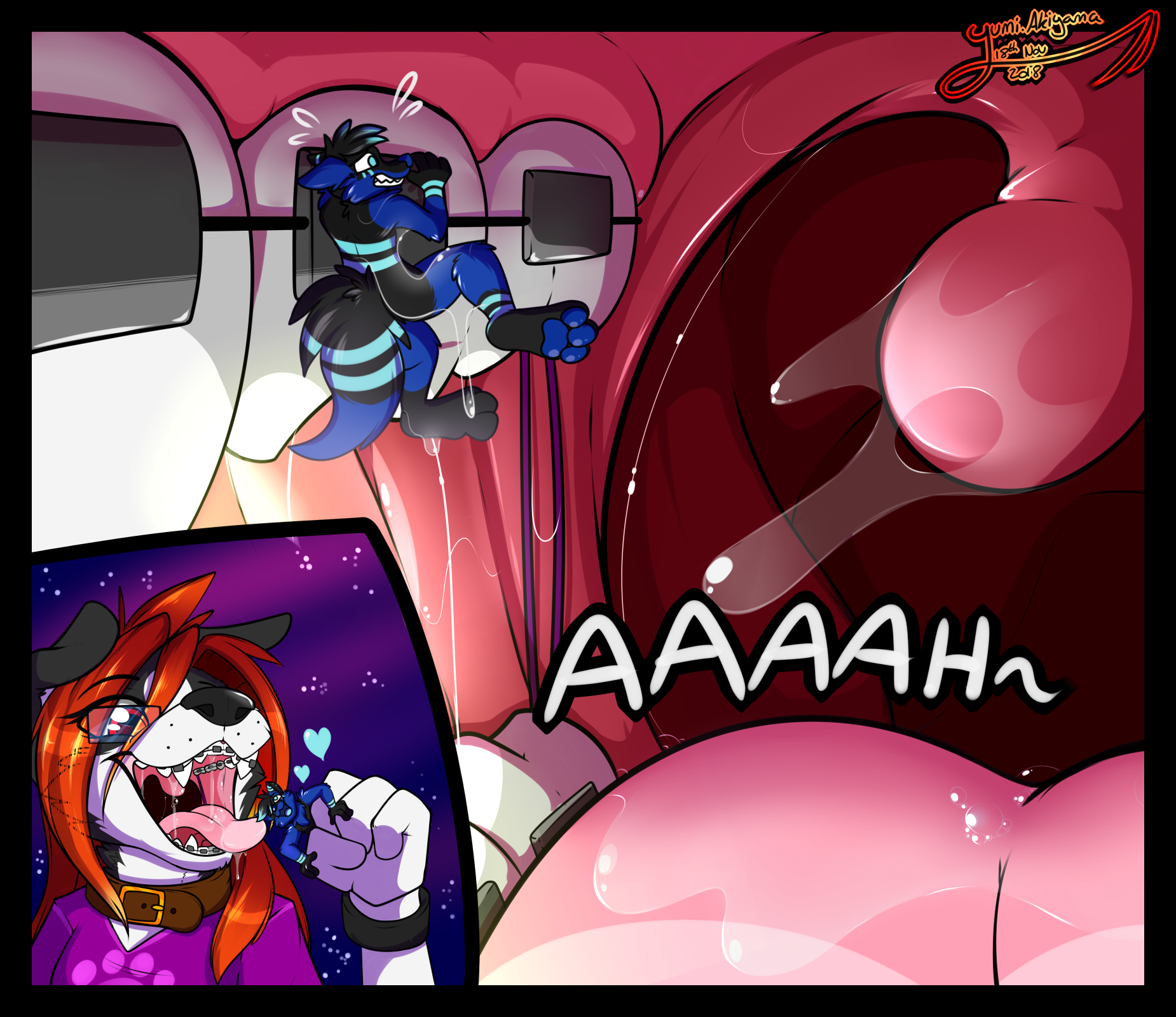 YCH] Shrinktastic Snack! by YumiAkiyama -- Fur Affinity [dot] net